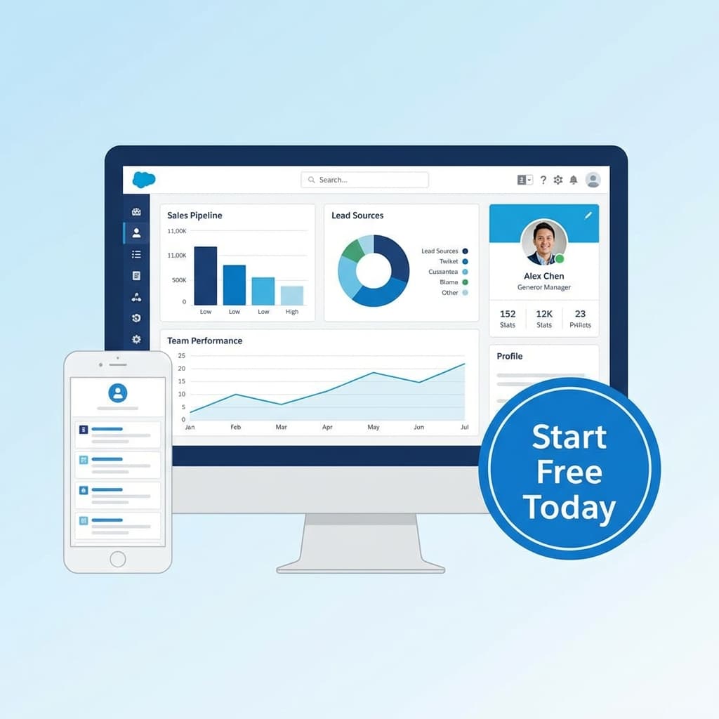 Salesforce Dashboard Preview